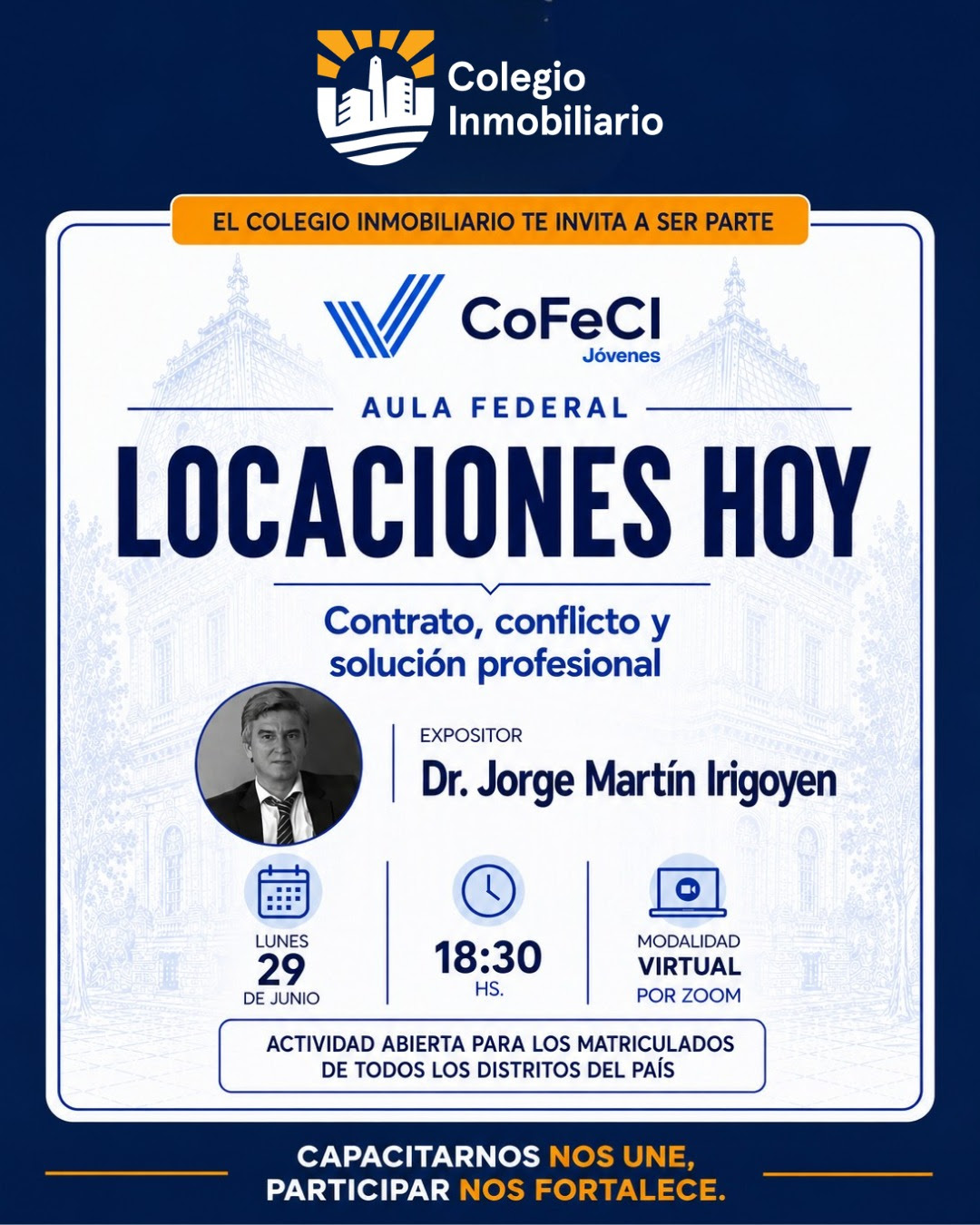 Aula Federal. Locaciones hoy